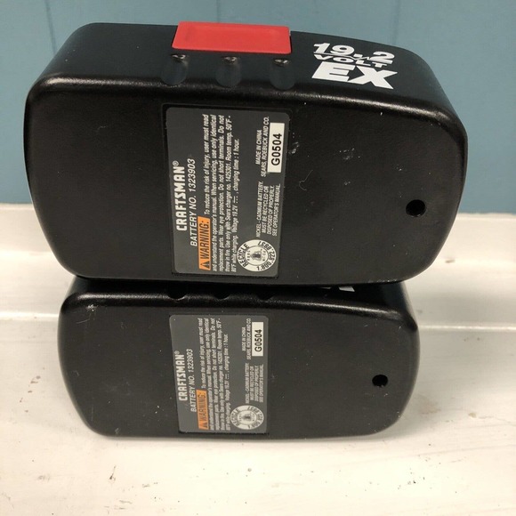 CRAFTSMAN DRY HAND VACUUM CLEANER 1323407 RECHARGIABLE BATTERY PACK ONLY - Picture 3 of 4